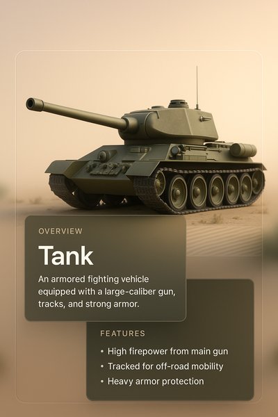 3D Tank Design with Integrated Web Elements