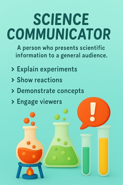 Informative Graphic on Science Communication Roles