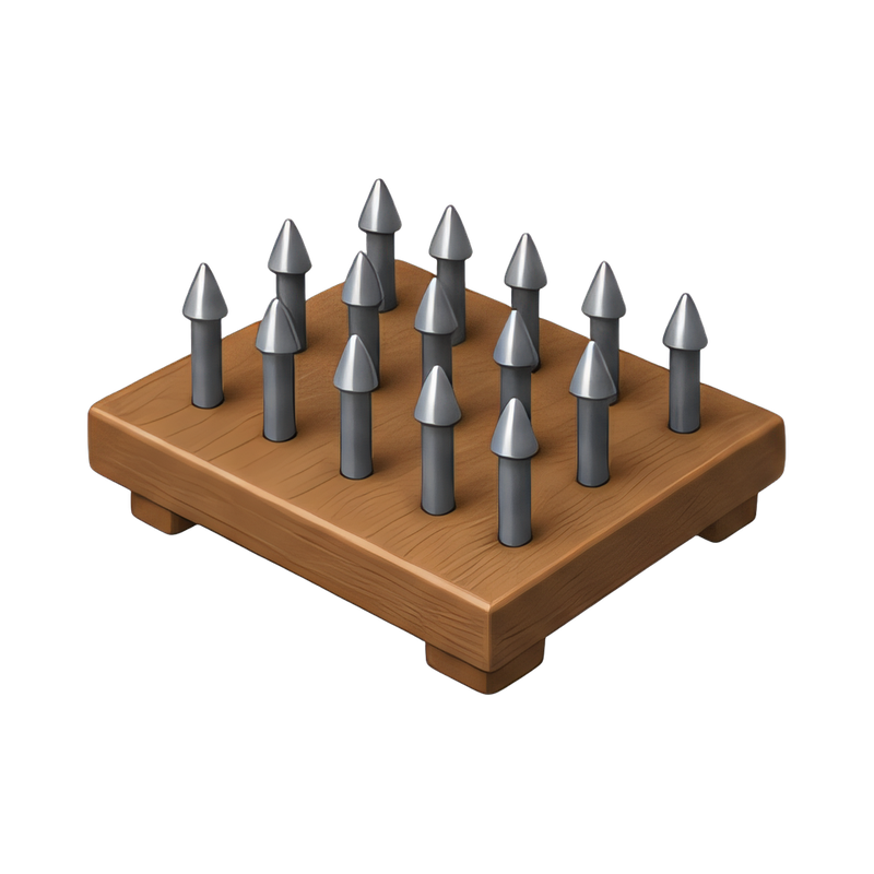 bed of nails board for therapy