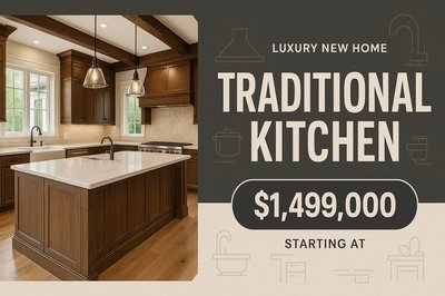 Elegant Traditional Kitchen Design in Luxury Home