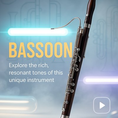 Promotional Image Showcasing the Bassoon Instrument