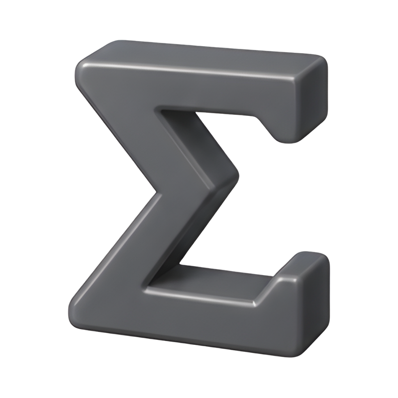 Mathematical summation symbol