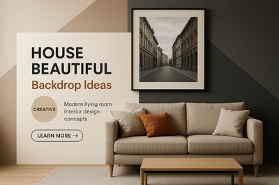 Modern Living Room Interior Design Inspiration with Sofa and Decor