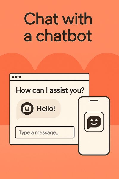Chatbot Interaction Graphic for User Engagement