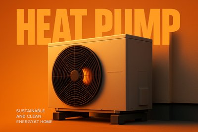 Modern Air Source Heat Pump for Sustainable Home Heating
