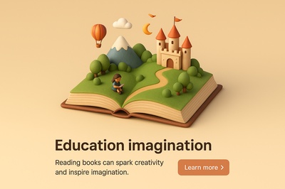 Fantasy World Inside a Book: Spark Creativity Through Reading