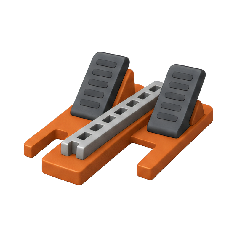 athlete preparing at starting blocks