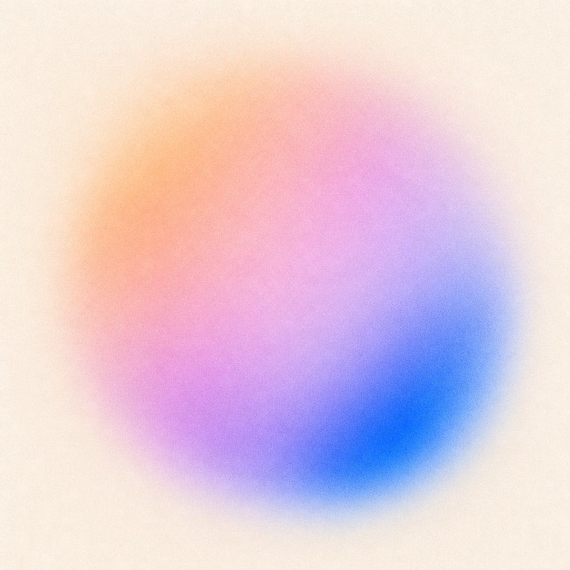soft grainy aura orb