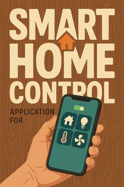 Smart Home Control Application Promotional Graphic