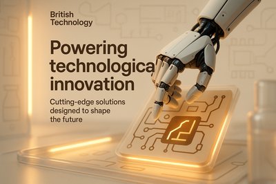 Futuristic Concept of Technological Innovation with Robotic Hand