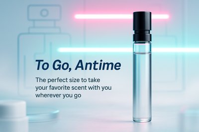 Fragrance Travel Size Bottle with Modern Design