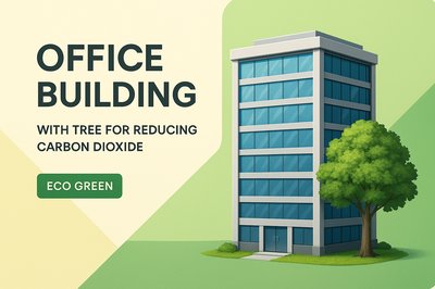 Modern Eco-Friendly Office Design Featuring Green Elements