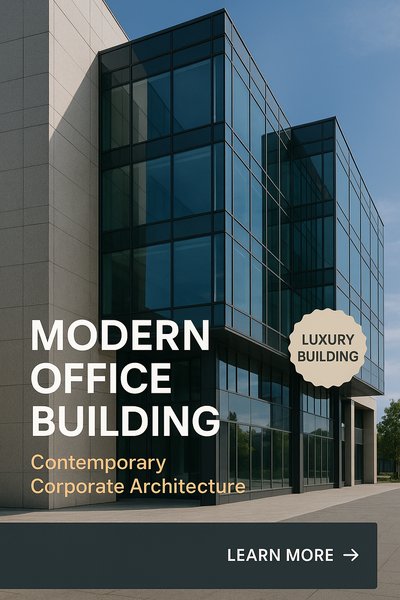 Contemporary Luxury Office Building Design with Geometric Elements