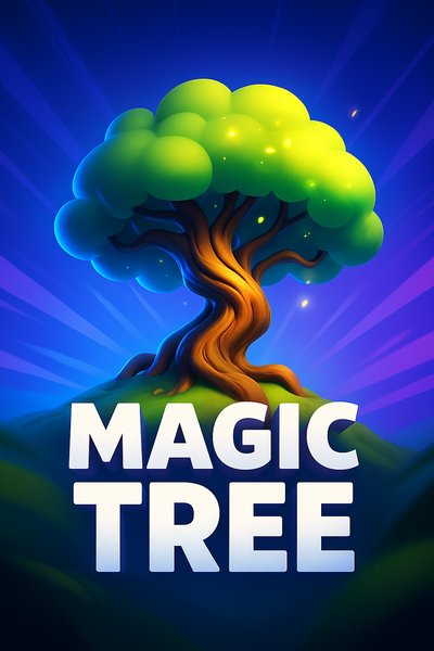 Vibrant Magic Tree with Dynamic Design Elements