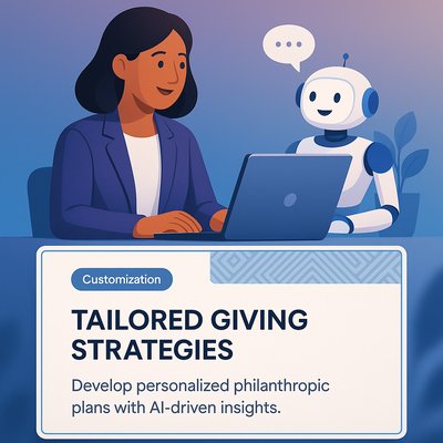 Philanthropic Advisor with AI Assistant for Tailored Giving