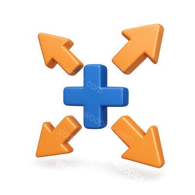 Isometric 3D Arrows in Dynamic Design