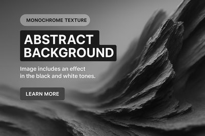 Monochrome Abstract Background with Textured Layers