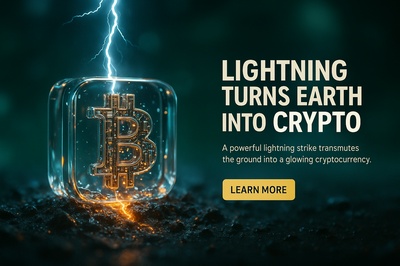 Lightning Transforms Earth into Cryptocurrency in Stunning Visuals