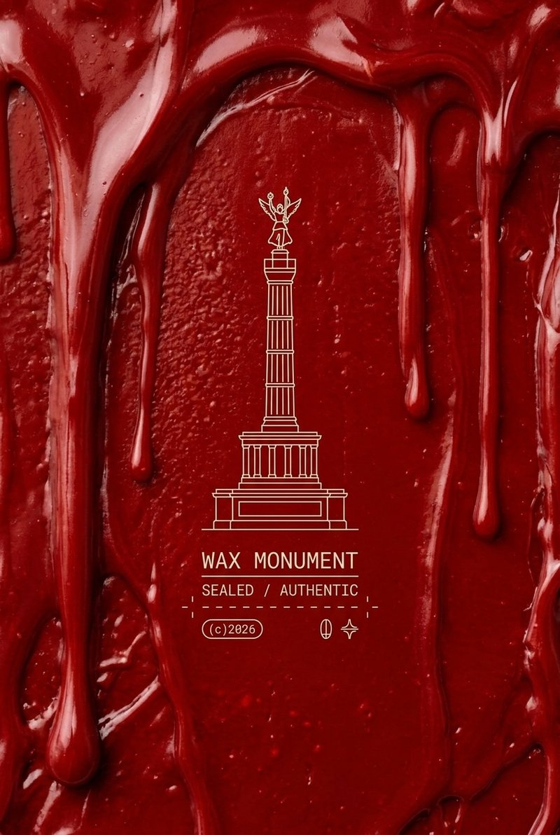 Elegant wax seal on paper