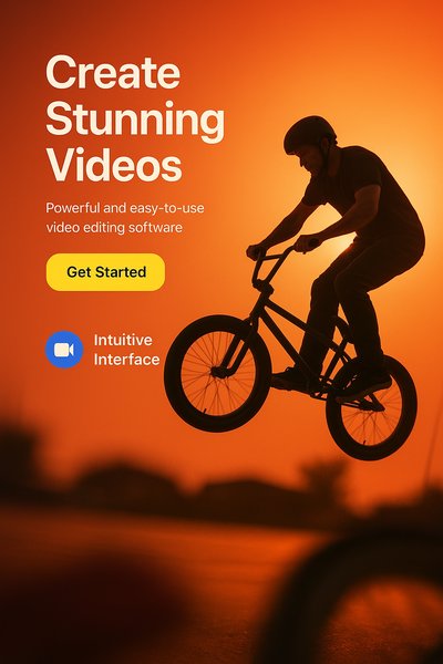 Dynamic Video Editing Software Promotional Image