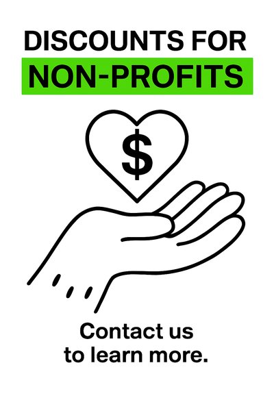 Promotional Graphic for Non-Profit Discounts