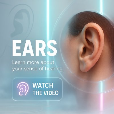 Informative Visual on Hearing Sensation and Ears