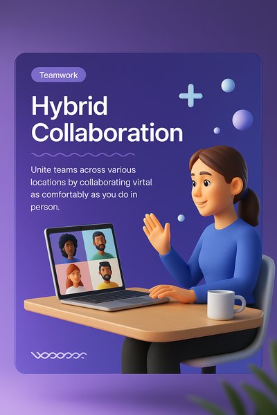 Hybrid Work Visualization for Team Collaboration