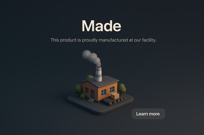 3D Scene of a Factory with Modern Design Elements