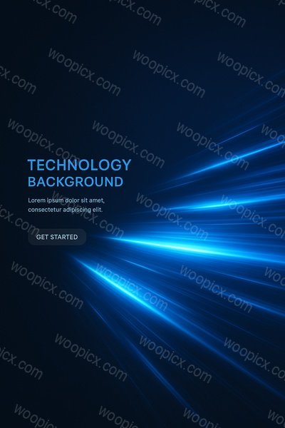 Modern Abstract Technology Background with Glowing Effects