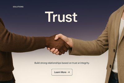 Trust: Realistic Illustration for Web Design