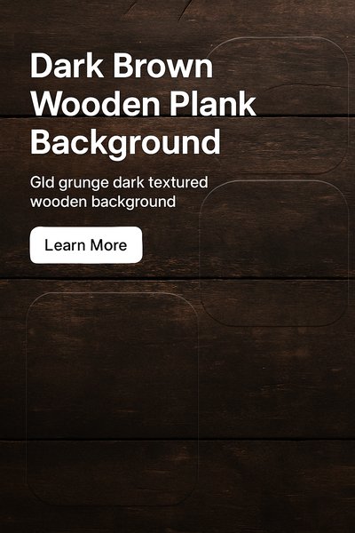 Dark Brown Wooden Plank Background in Modern Design
