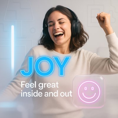 Vibrant Joyful Lifestyle Image Featuring Happy Woman