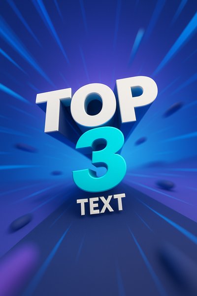 Dynamic Graphic Highlighting Top 3 Choices