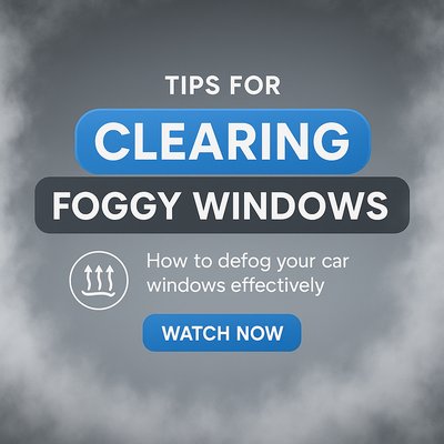Informative Graphic on Clearing Foggy Windows