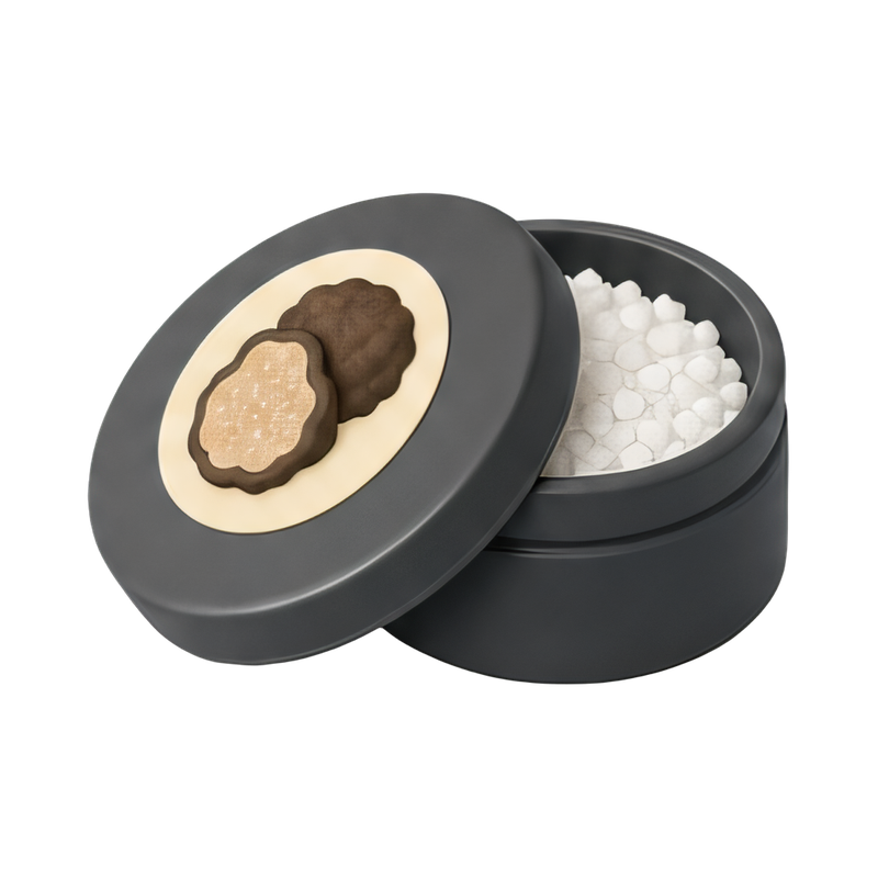 truffle salt in elegant tin