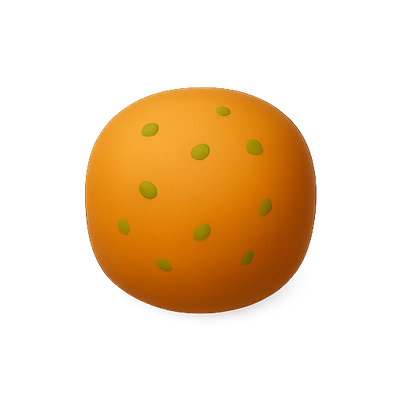 Realistic 3D Orange Fruit Model