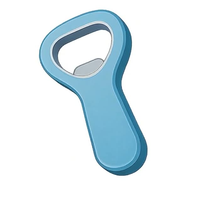 Blue Bottle Openers in Various Angles