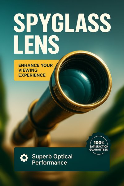 Dynamic Scene Featuring a Spyglass Lens for Enhanced Viewing