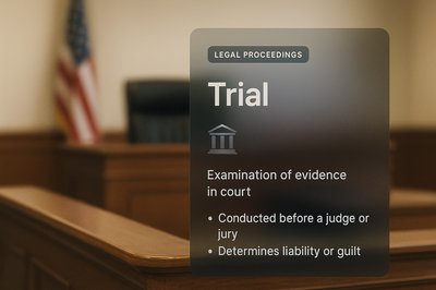 Elegant Website Design Featuring Legal Trial Information