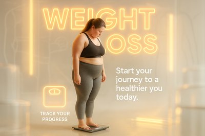 Motivational Weight Loss Journey Graphic