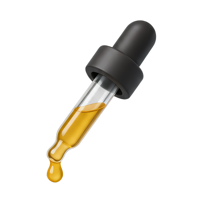 Lecithin dropper with oil
