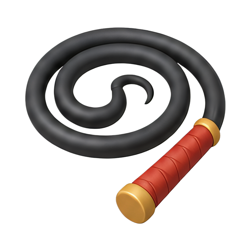 coiled whip in focus