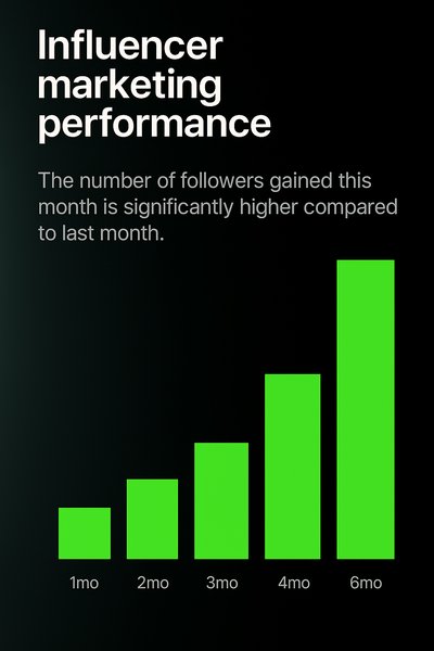 Data Visualization of Influencer Marketing Performance Over Time