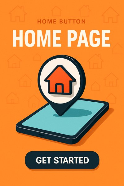 Playful Modern House Advertisement Design for Home Page