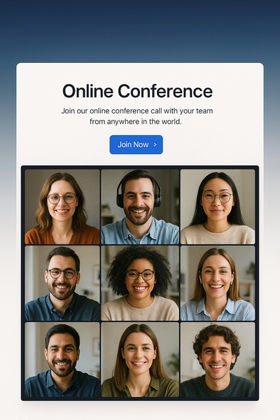 Engaging Online Conference Call for Teams