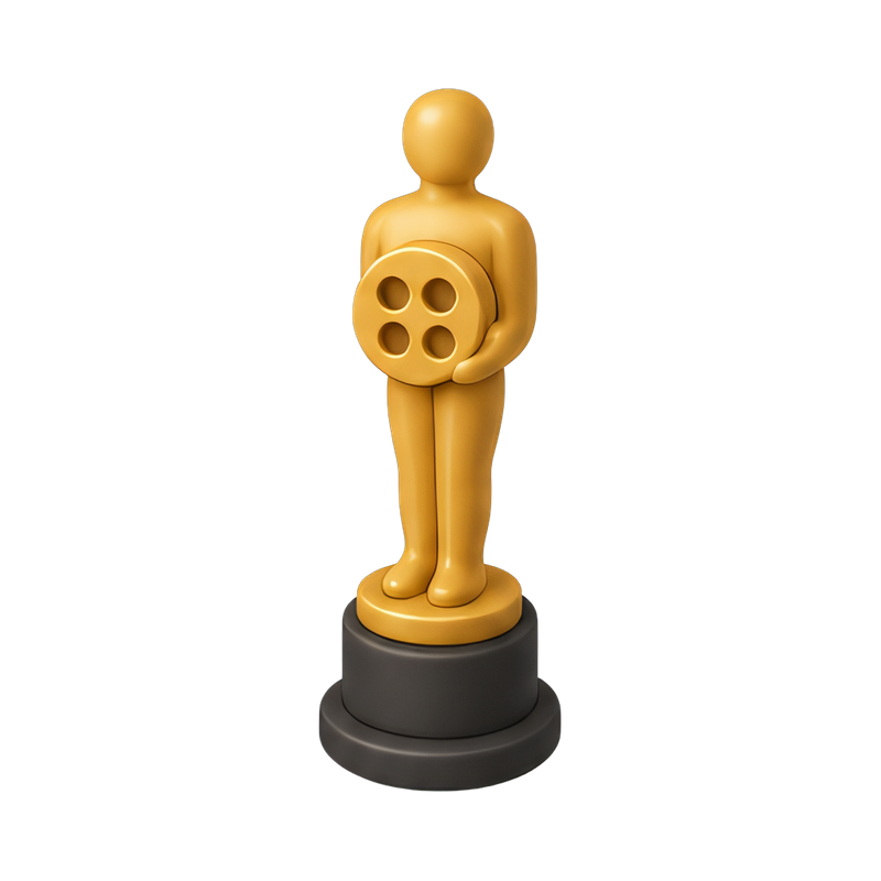 gold film award statuette