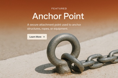 Modern Web Design with Anchor Point Feature