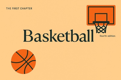Basketball Book Cover Design with New Colors and Theme
