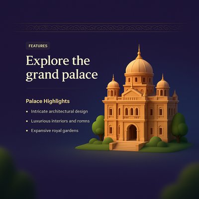 Elegant Grand Palace Features and Highlights