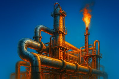 Realistic Industrial Pipeline Transport in Petrochemical Processing
